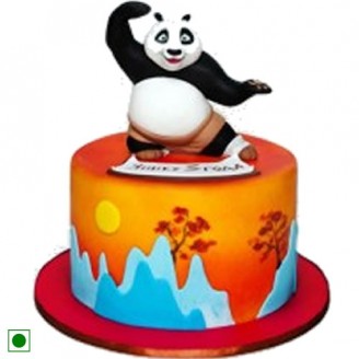 The awesomely delicious Kung Fu Panda cake Online Cake Delivery Delivery Jaipur, Rajasthan